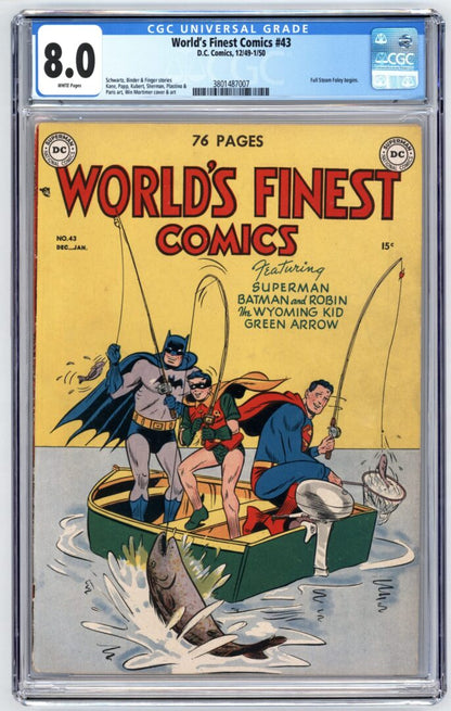 World's Finest Comics #43  CGC 8.0