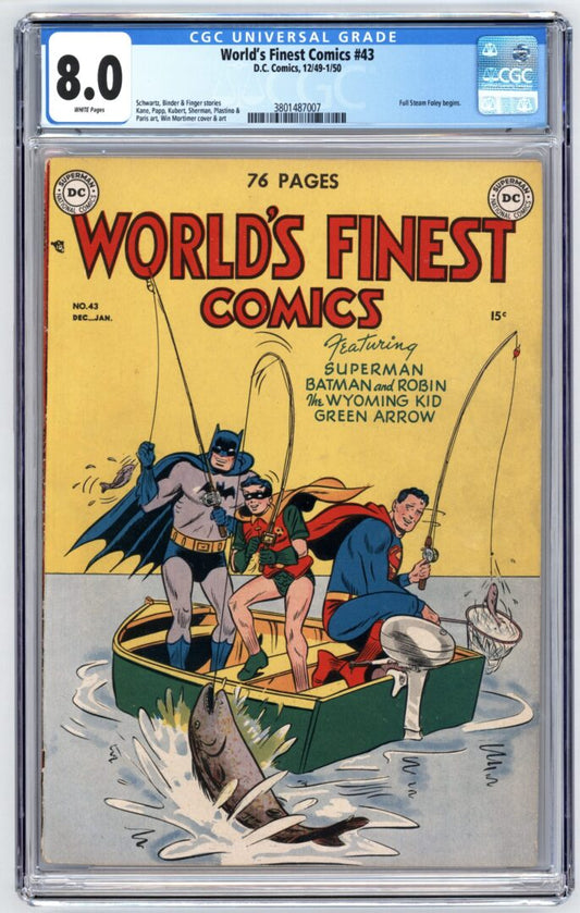 World's Finest Comics #43  CGC 8.0