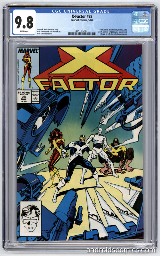 X-Factor #28 CGC 9.8 1st App. of Infectia