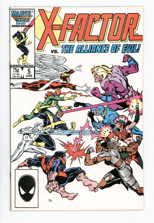X-Factor #5  FN 1st brief appearance of Apocalypse
