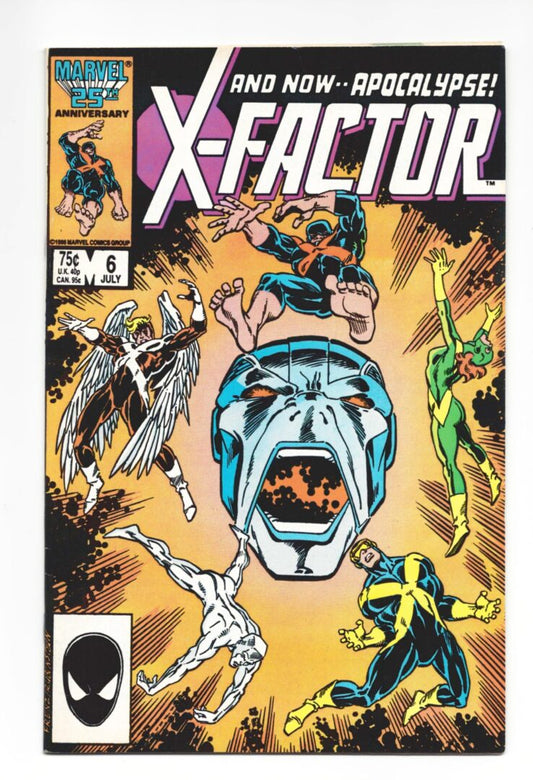 X-Factor #6  FN+  1st full appearance of Apocalypse