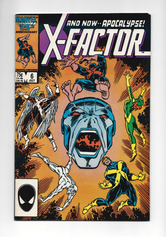 X-Factor #6  FN-  1st full appearance of Apocalypse