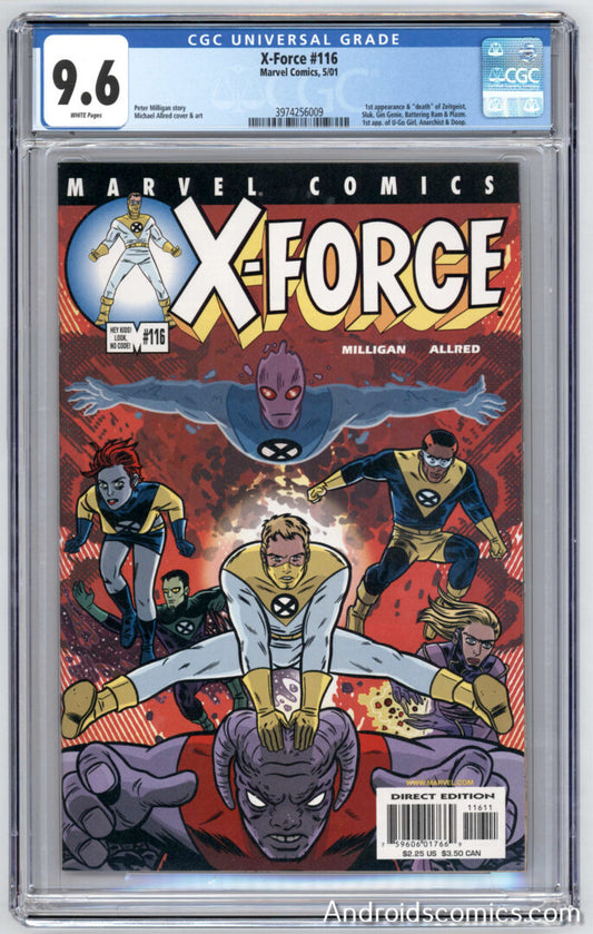 X-Force #116  CGC 9.6  1st appearance of X-Static