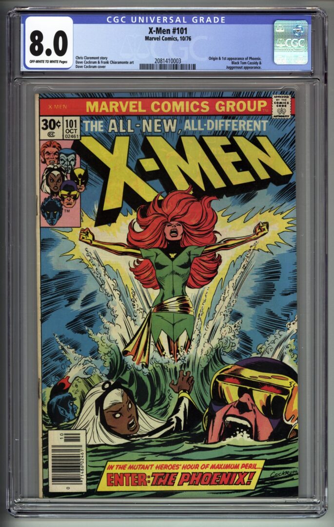 Uncanny X-Men #101  CGC 8.0  Origin and 1st Appearance of Phoenix