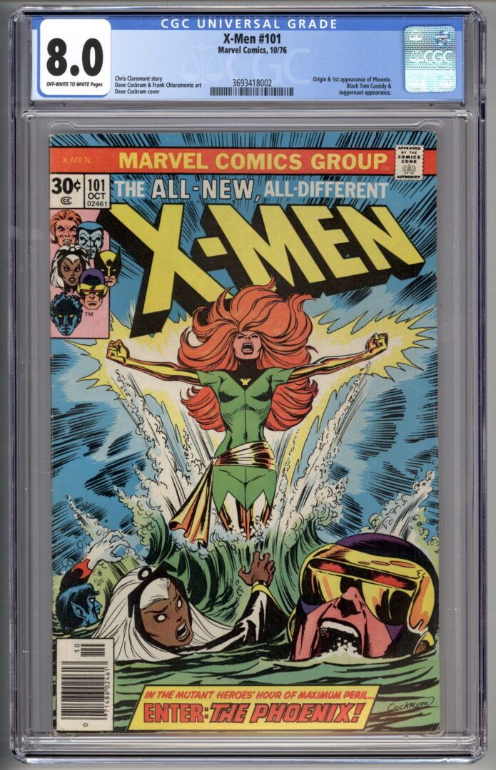 Uncanny X-Men #101  CGC 8.0  1st appearance of Phoenix