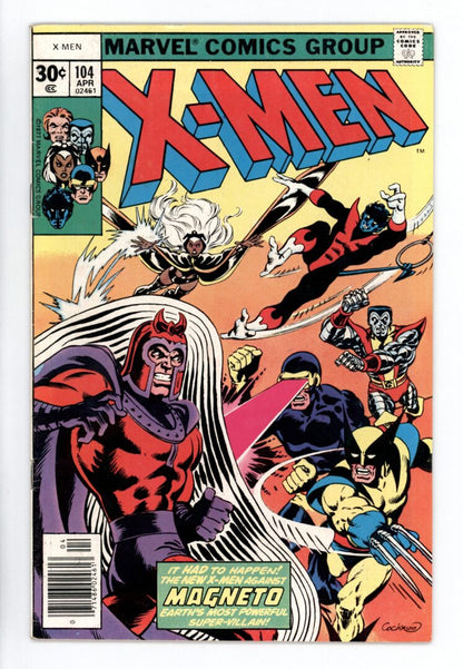 X-Men #104  FN  1st appearance of the Starjammers