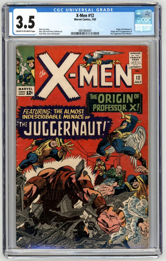 X-Men #12  CGC 3.5  Origin and 1st appearance of Juggernaut