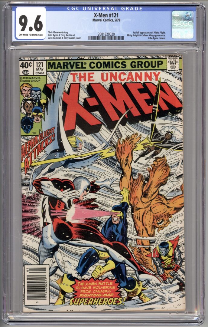 Uncanny X-Men #121  CGC 9.6 1st full appearance of Alpha Flight