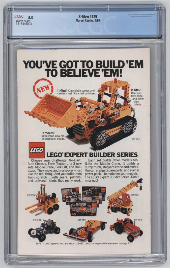 Uncanny X-Men #129  CGC 8.5  1st App. of Kitty Pryde, White Queen (Emma Frost) and, Sebastian Shaw