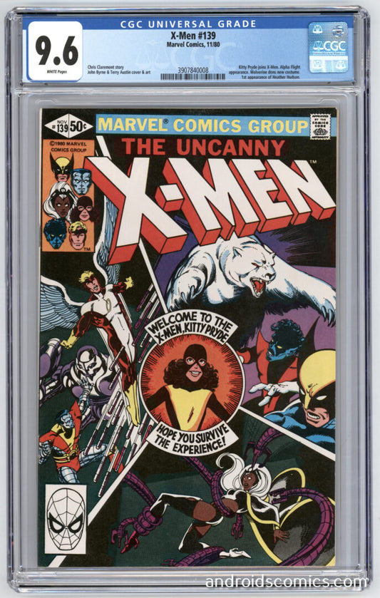 X-Men #139  CGC 9.6  1st App. of Heather Hudson
