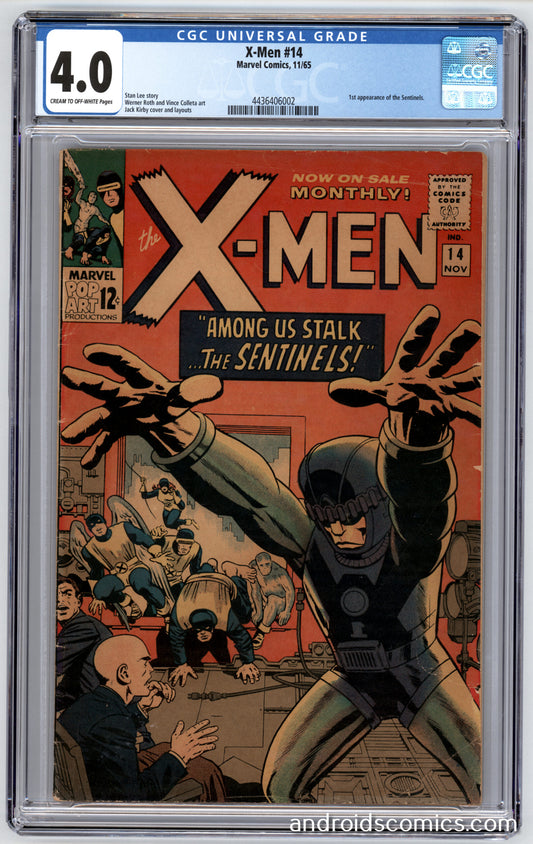 X-Men #14 CGC 4.0 1st App. of the Sentinels