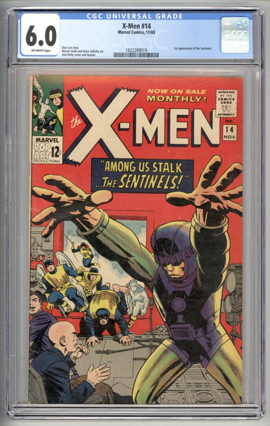 X-Men #14  CC 6.0  1st appearance of the Sentinels