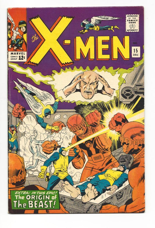 X-Men #15  VG+  1st appearance of Master Mold
