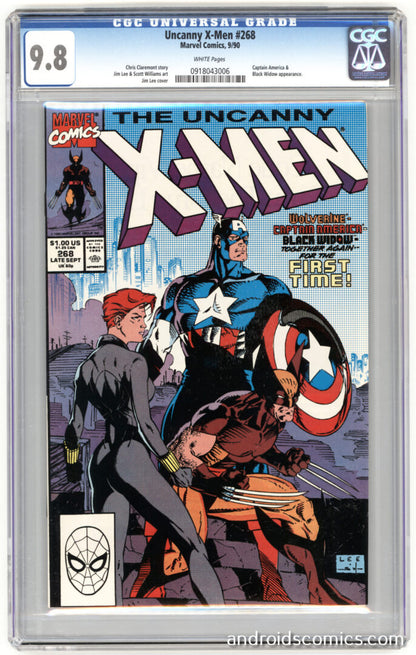 Uncanny X-Men #268  CGC 9.8