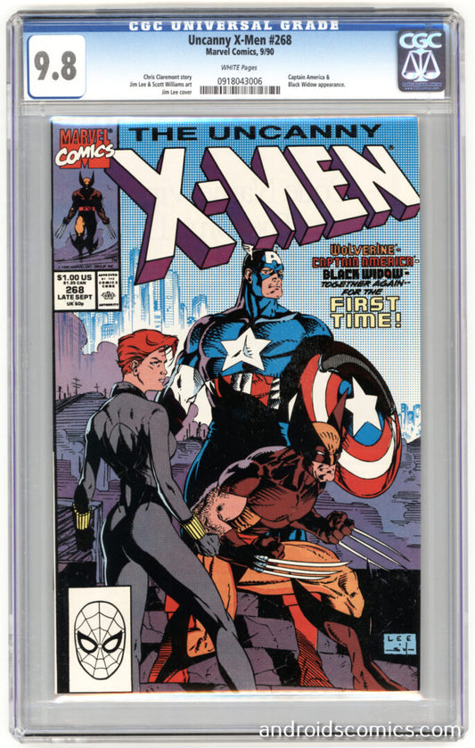 Uncanny X-Men #268  CGC 9.8