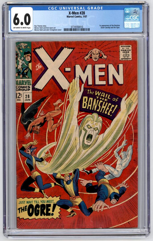 X-Men #28  CGC 6.0  1st appearance of the Banshee