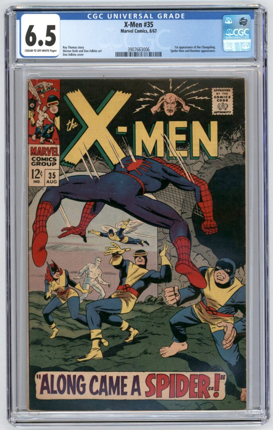 X-Men #35  CGC 6.5  1st appearance of Changeling