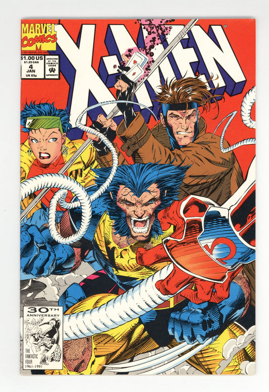 X-Men #4  VF  1st Appearance of Omega-Red