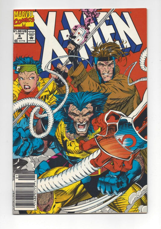 X-Men #4  Newsstand Edition  VF+  1st appearance of Omega-Red