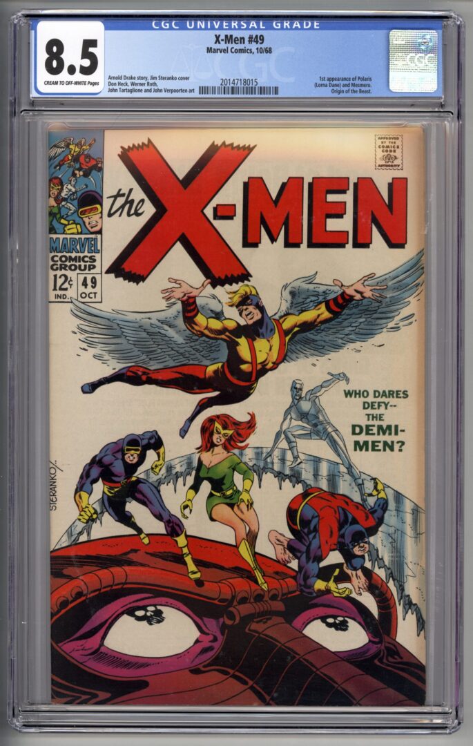 X-Men #49  CGC 8.5 1st appearance of Polaris