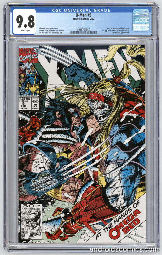 X-Men #5  CGC 9.8  1st App. of Maverick