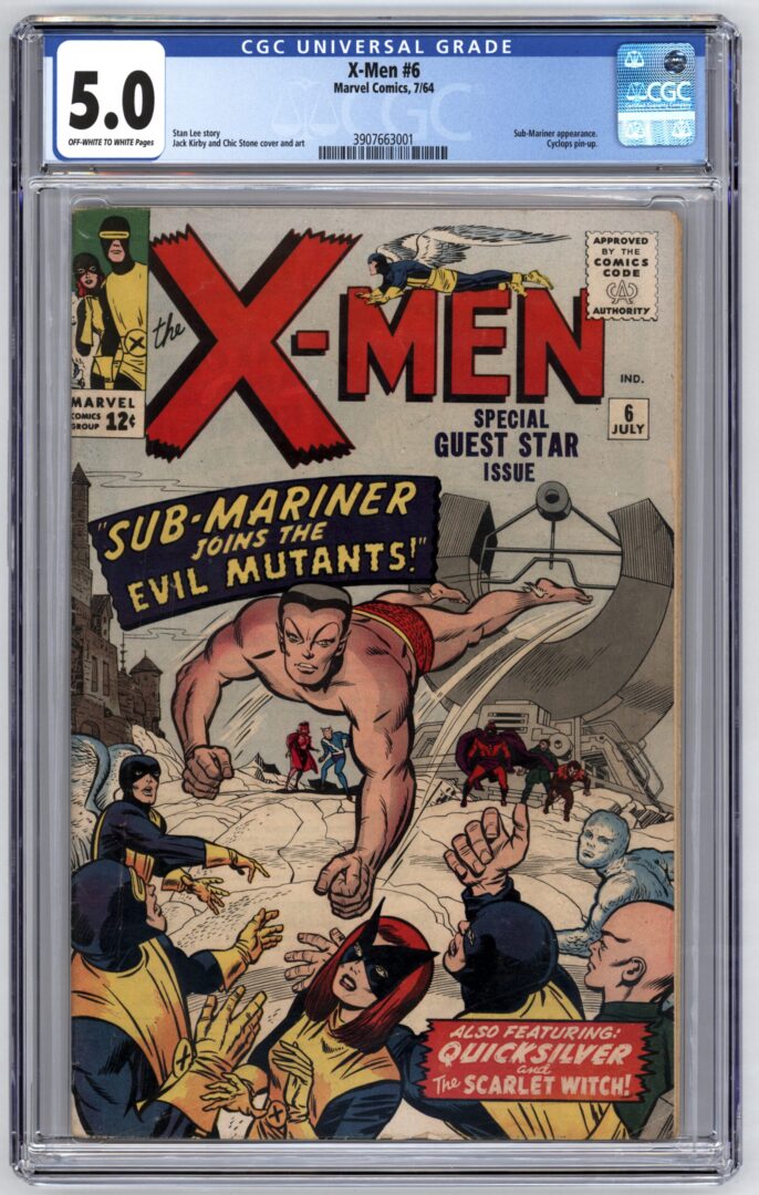 X-Men #6  CGC 5.0