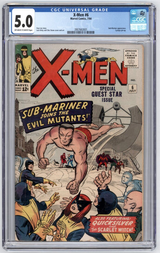 X-Men #6  CGC 5.0