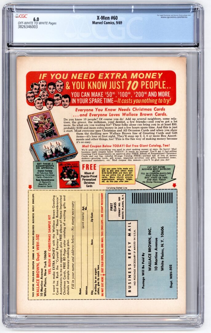 X-Men #60  CGC 6.0  Origin & 1st App. of Sauron