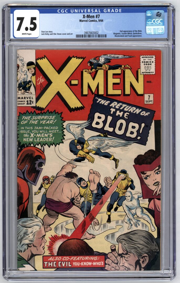 X-Men #7  CGC 7.5  2nd App. of the Blob