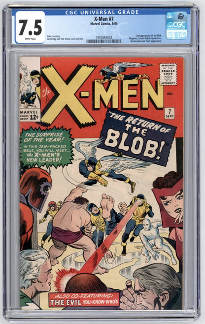 X-Men #7  CGC 7.5  2nd App. of the Blob