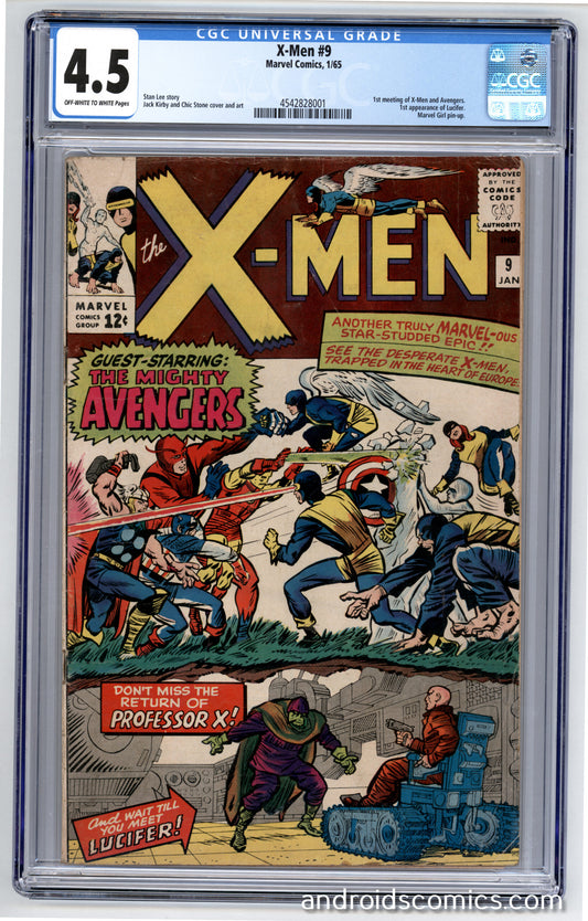 X-Men #9  CGC 4.5 1st meeting of the X-Men & Avengers