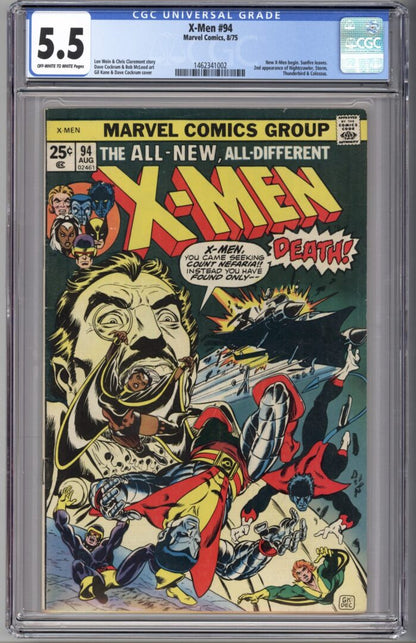 Uncanny X-Men #94  CGC 5.5