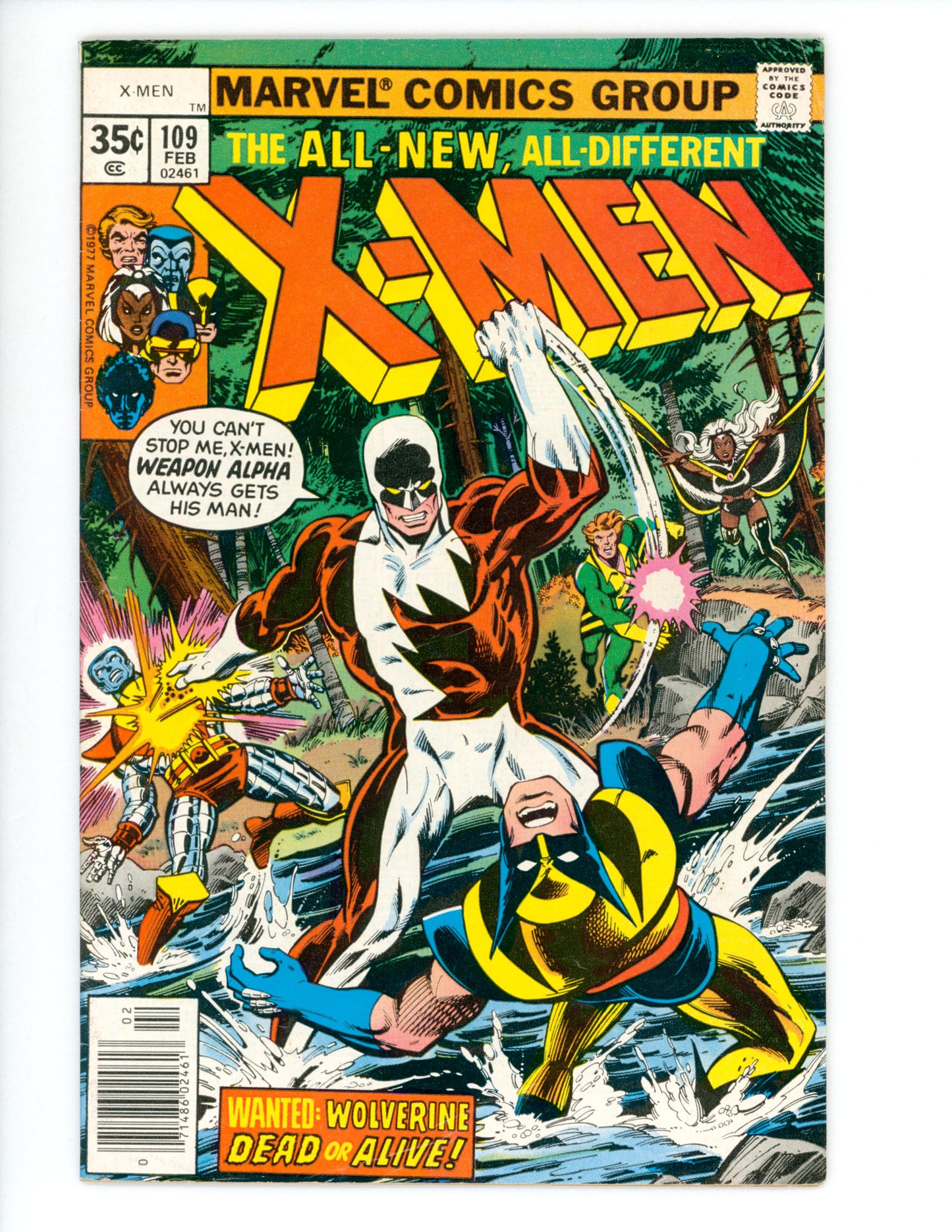 X-Men #109  FN-  1st App. of Weapon Alpha