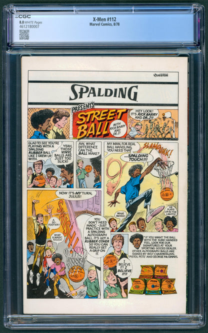 X-Men #112  CGC 8.0