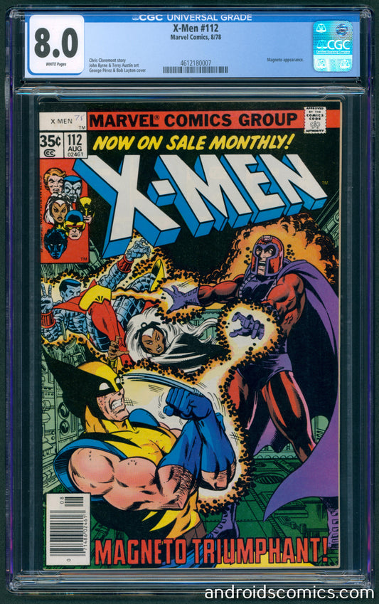 X-Men #112  CGC 8.0
