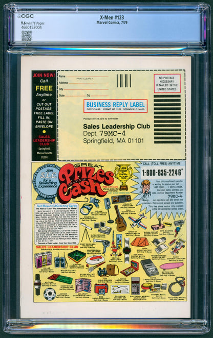 X-Men #123  CGC 9.6