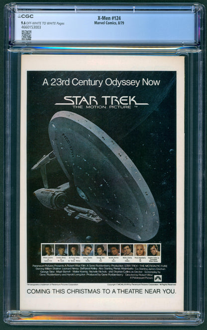 Uncanny X-Men #124  CGC 9.6