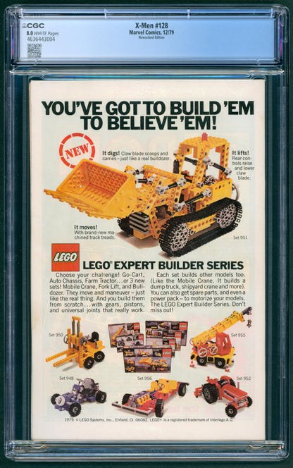 Uncanny X-Men #128  CGC 8.0 Newsstand
