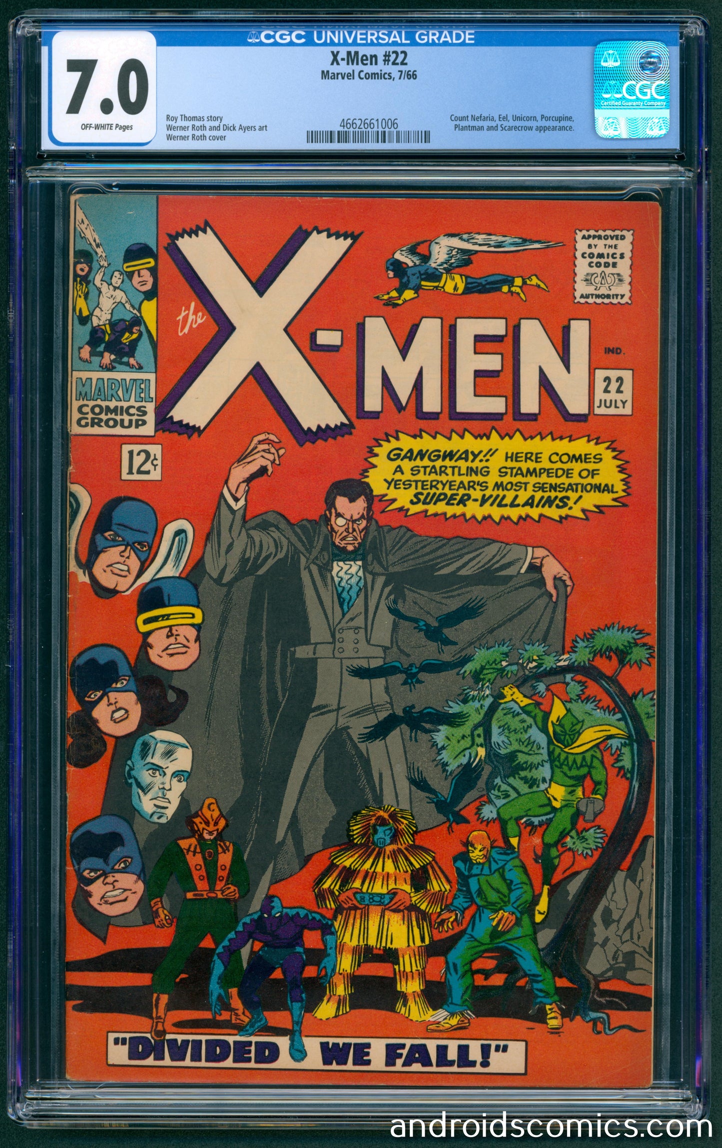 X-Men #22 CGC 7.0
