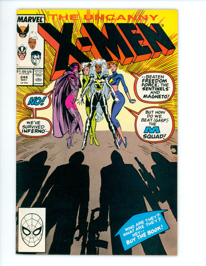 Uncanny X-Men #244  FN 1st App. of Jubilee