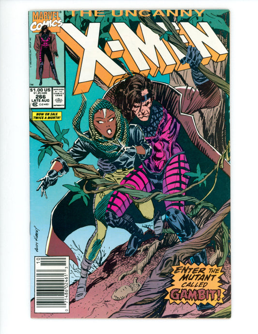 Uncanny X-Men #266  FN+  1st full App. of Gambit