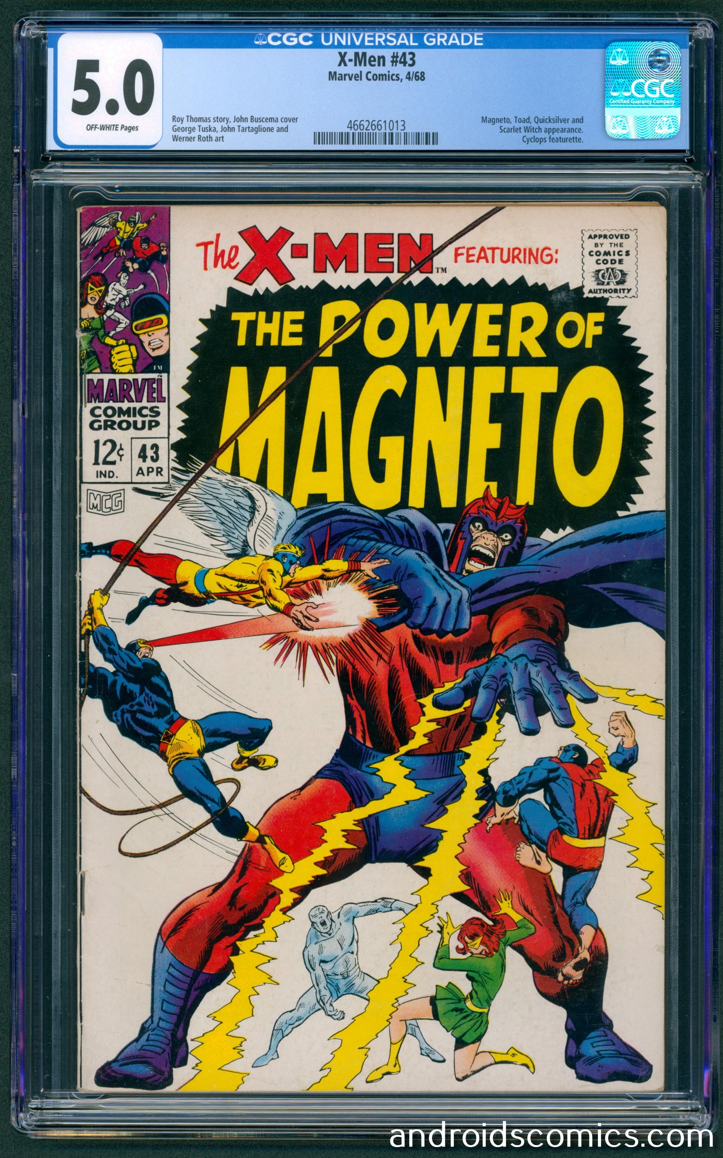 X-Men #43 CGC 5.0