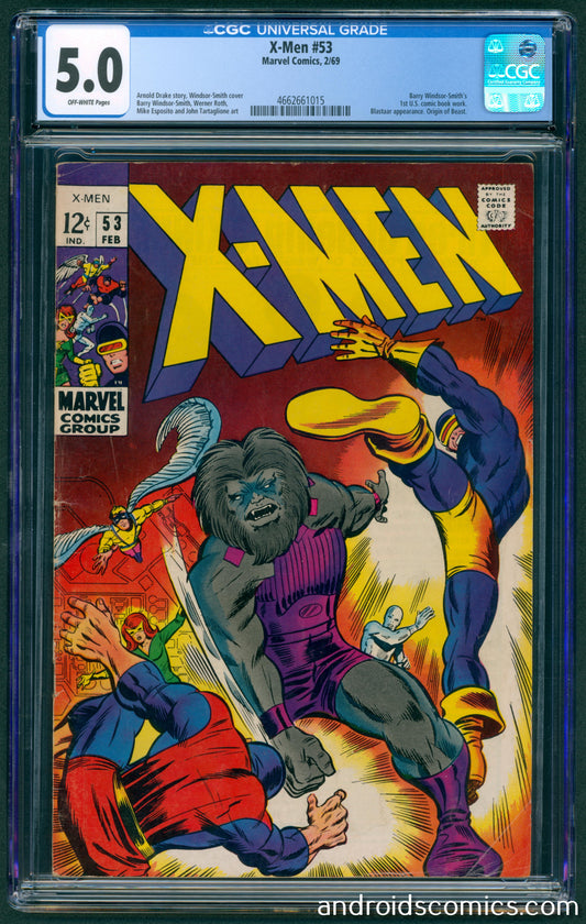 X-Men #53 CGC 5.0