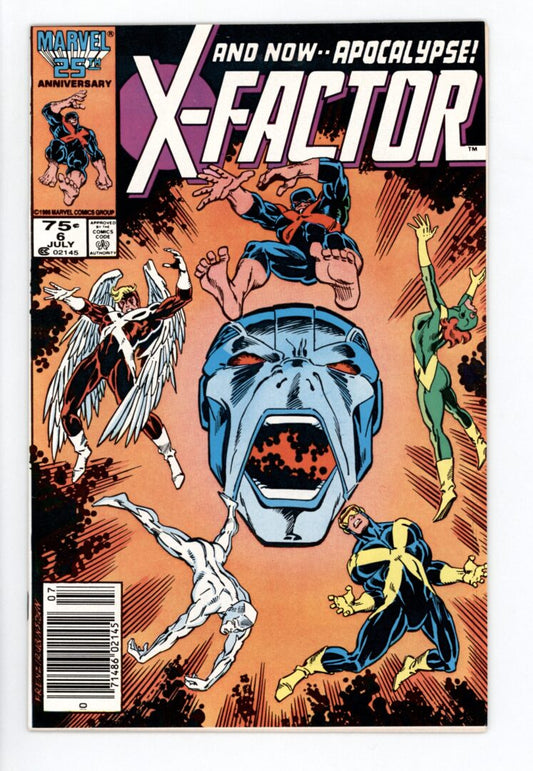 X-Factor #6  NM-  1st full App. of Apocalypse