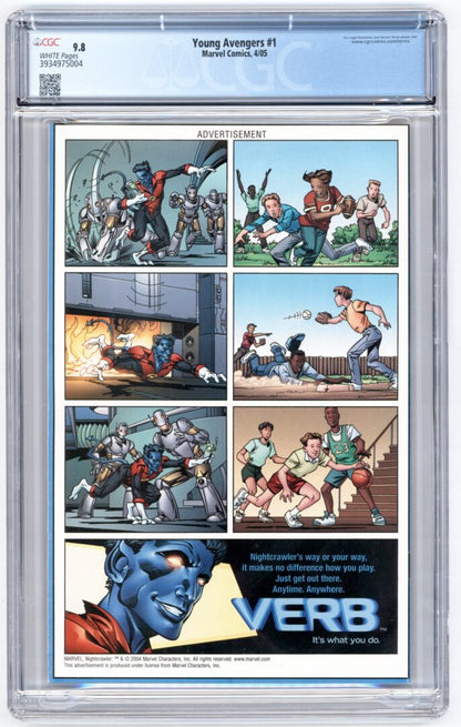Young Avengers #1  CGC 9.8  1st appearance of the  Young Avnegers