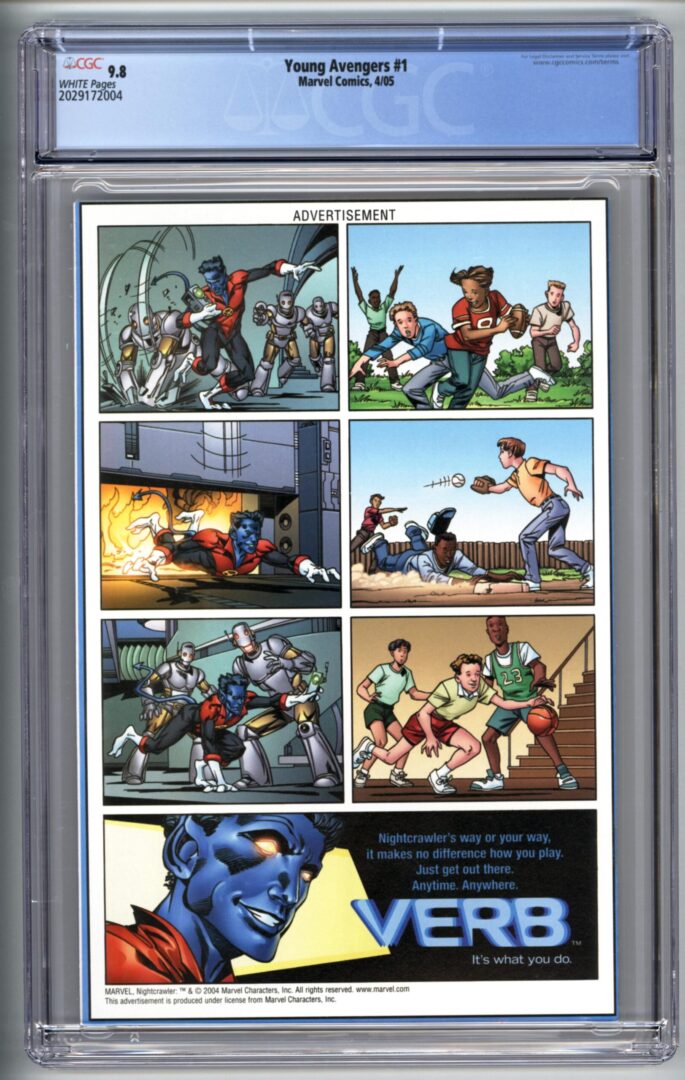 Young Avengers #1  CGC 9.8  1st team appearance of the Young Avengers
