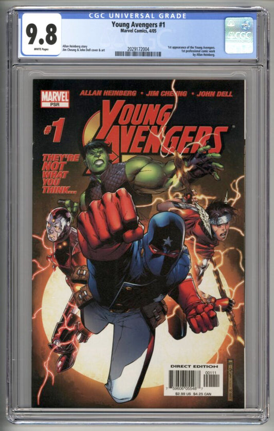 Young Avengers #1  CGC 9.8  1st team appearance of the Young Avengers