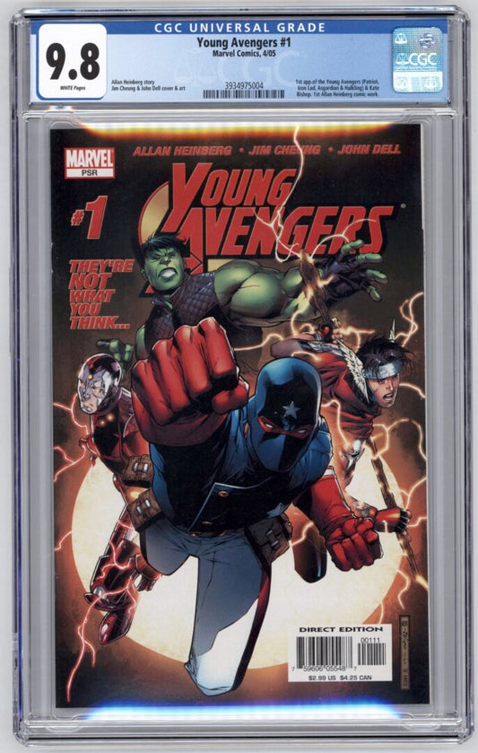 Young Avengers #1  CGC 9.8  1st appearance of the  Young Avnegers