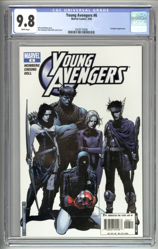 Young Avengers #6  CGC 9.8  1st appearance of Cassie Lang as Stature