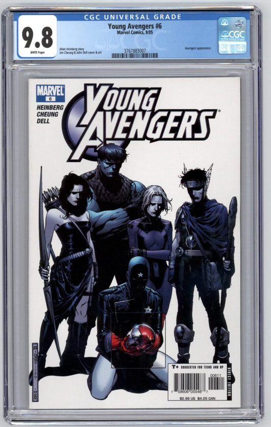 Young Avengers #6  CGC 9.8  1st App. of Cassie Lang as Stature